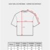 Tabla de medidas y tamaños de camisetas BLRS